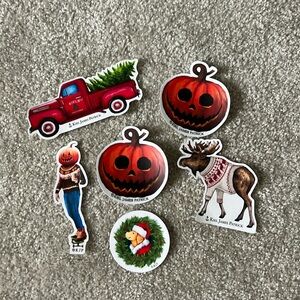 Set of 6 Kiel James Patrick Stickers